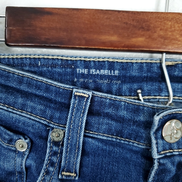 AG The Isabelle High Rise straight crop jeans - Picture 12 of 14